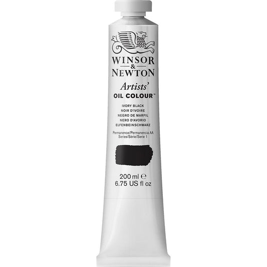 Winsor & Newton Artists' Yağlı Boya 200ml Ivory Black 331 S.1
