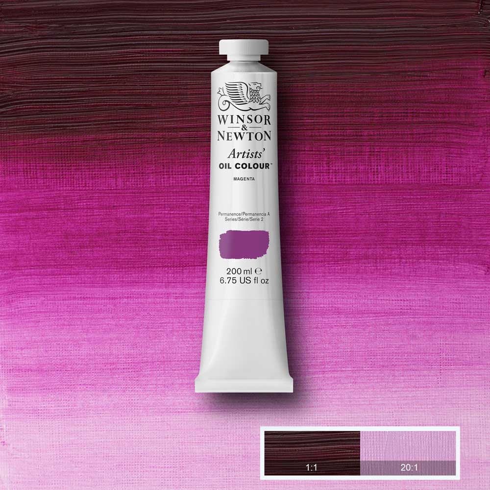 Winsor & Newton Artists' Yağlı Boya 200ml Magenta 380 S.2