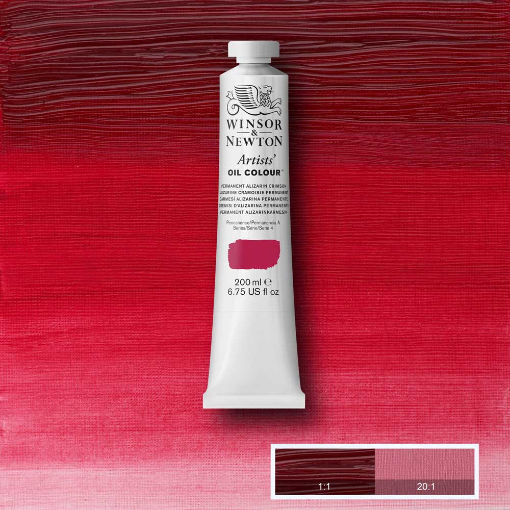Winsor & Newton Artists' Yağlı Boya 200ml Permanent Alizarin Crimson 468 S.4