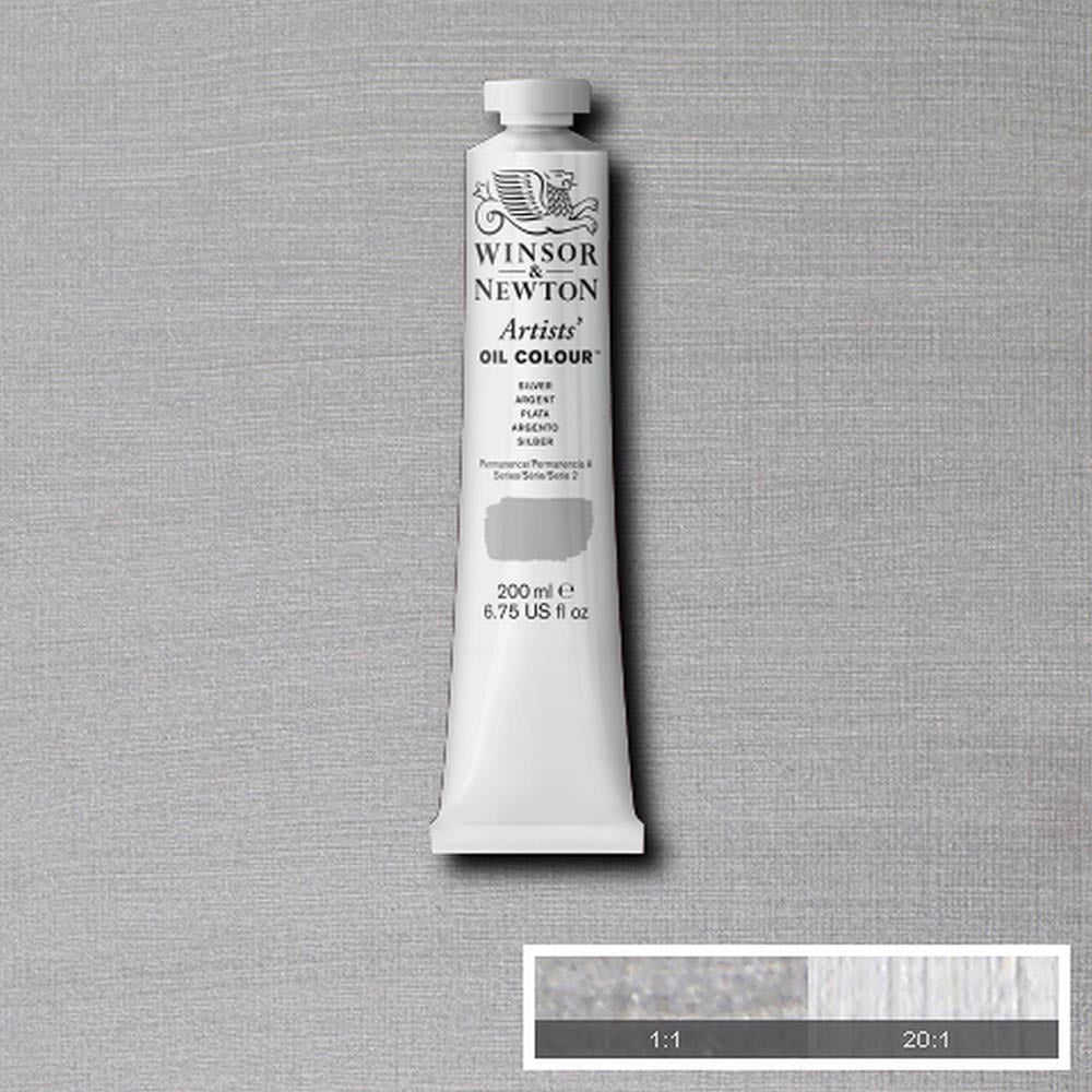 Winsor & Newton Artists' Yağlı Boya 200ml Silver 617 S.2