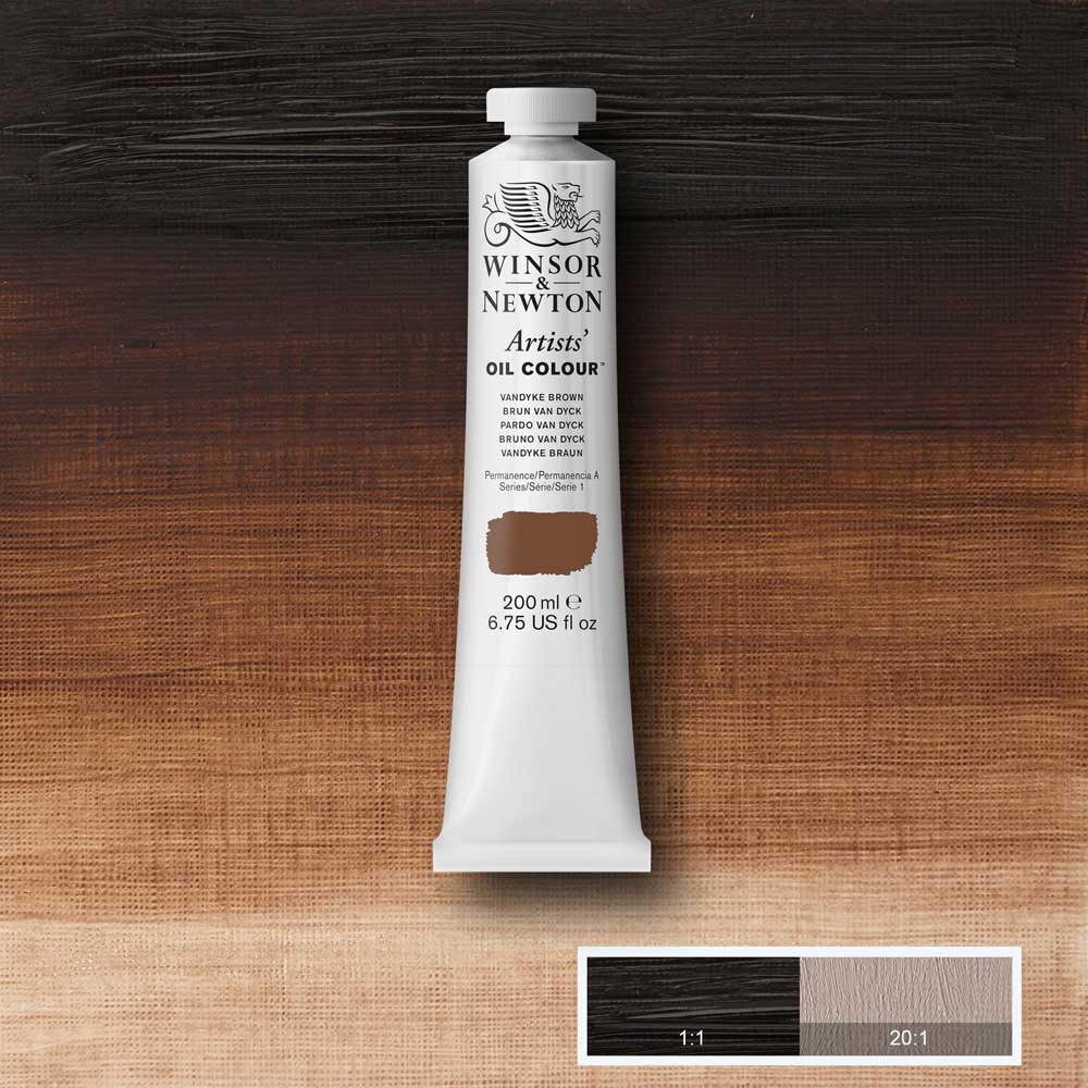Winsor & Newton Artists' Yağlı Boya 200ml Vandyke Brown 676 S.1
