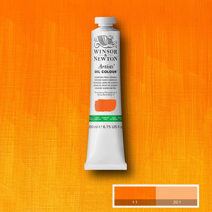 Winsor & Newton Artists' Yağlı Boya 200ml Cadmium-Free Orange 899 S.4