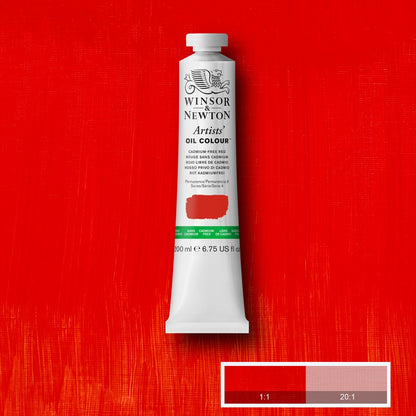 Winsor & Newton Artists' Yağlı Boya 200ml Cadmium-Free Red 901 S.4