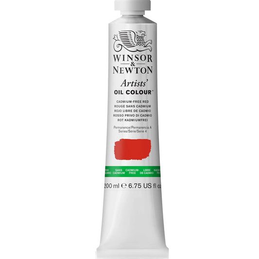 Winsor & Newton Artists' Yağlı Boya 200ml Cadmium-Free Red 901 S.4