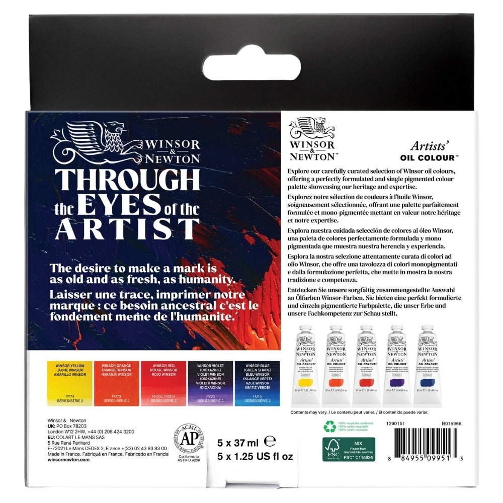 Winsor & Newton Artists Yağlı Boya Winsor Set (5x37ml)