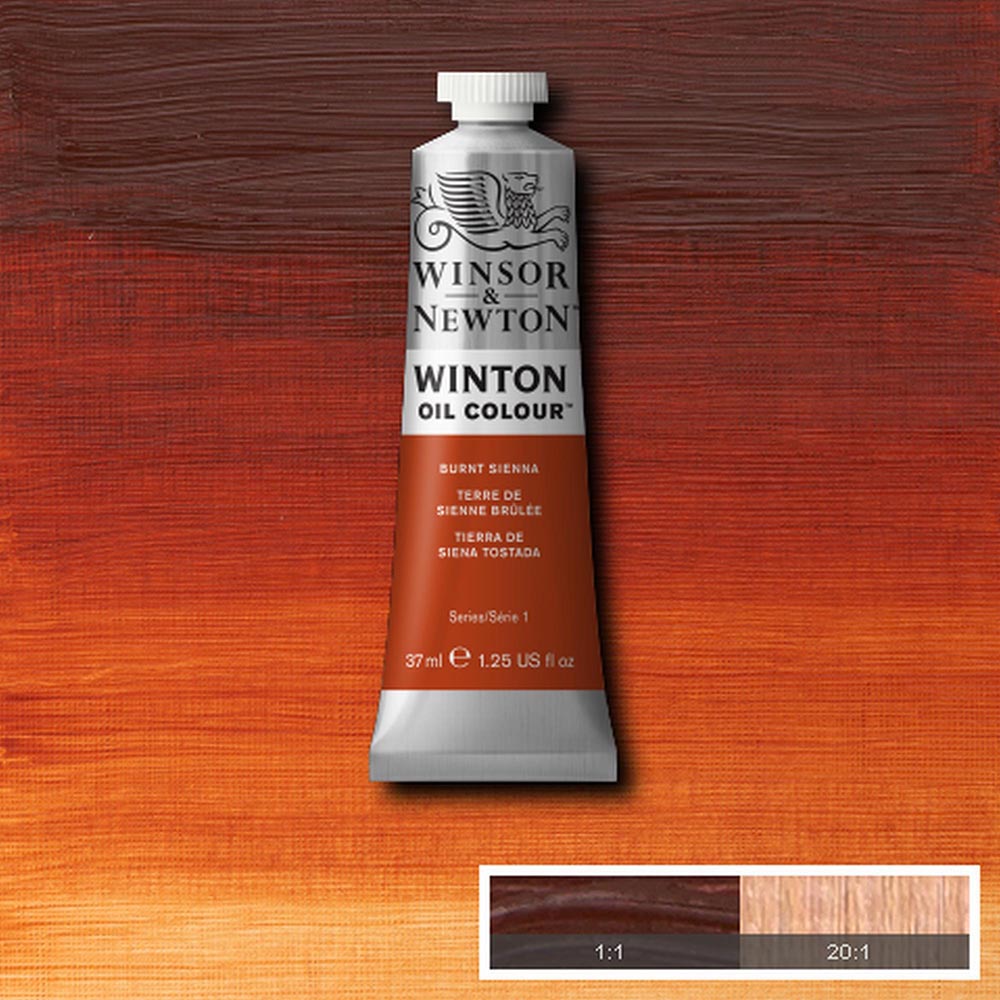 Winsor & Newton Winton Yağlı Boya 37ml Burnt Sienna 074