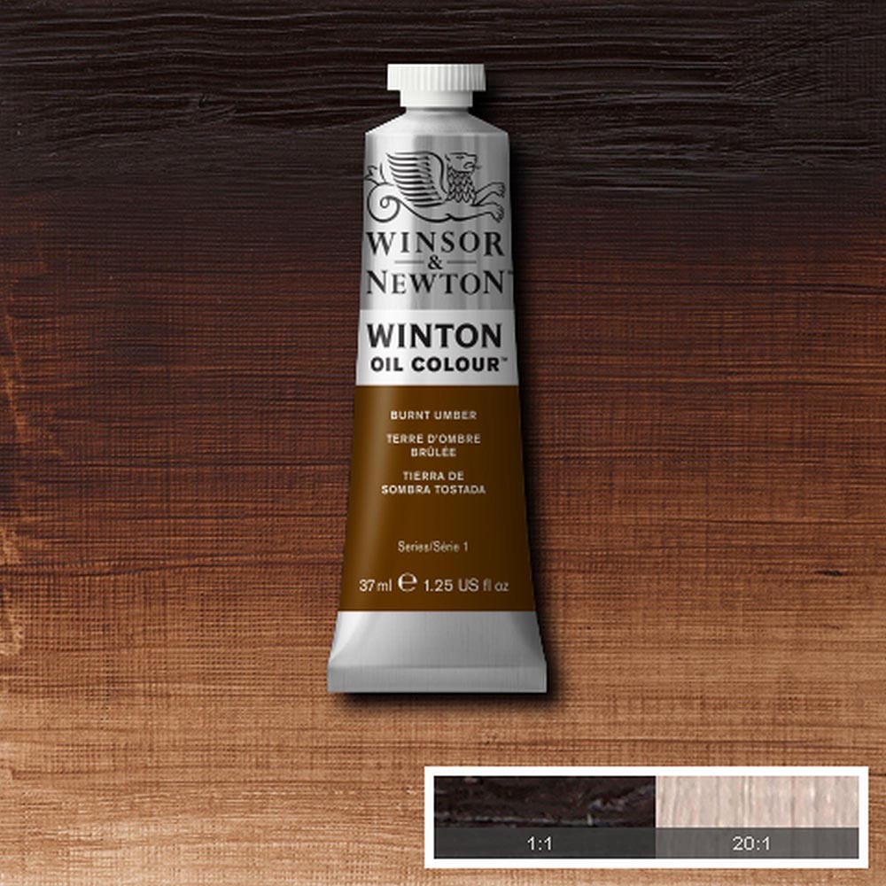 Winsor & Newton Winton Yağlı Boya 37ml Burnt Umber 076