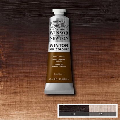 Winsor & Newton Winton Yağlı Boya 37ml Burnt Umber 076