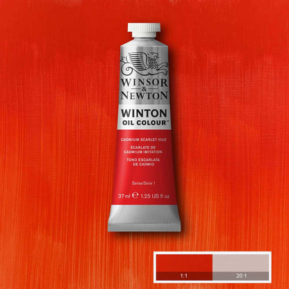 Winsor & Newton Winton Yağlı Boya 37ml Cadmium Scarlet Hue 107