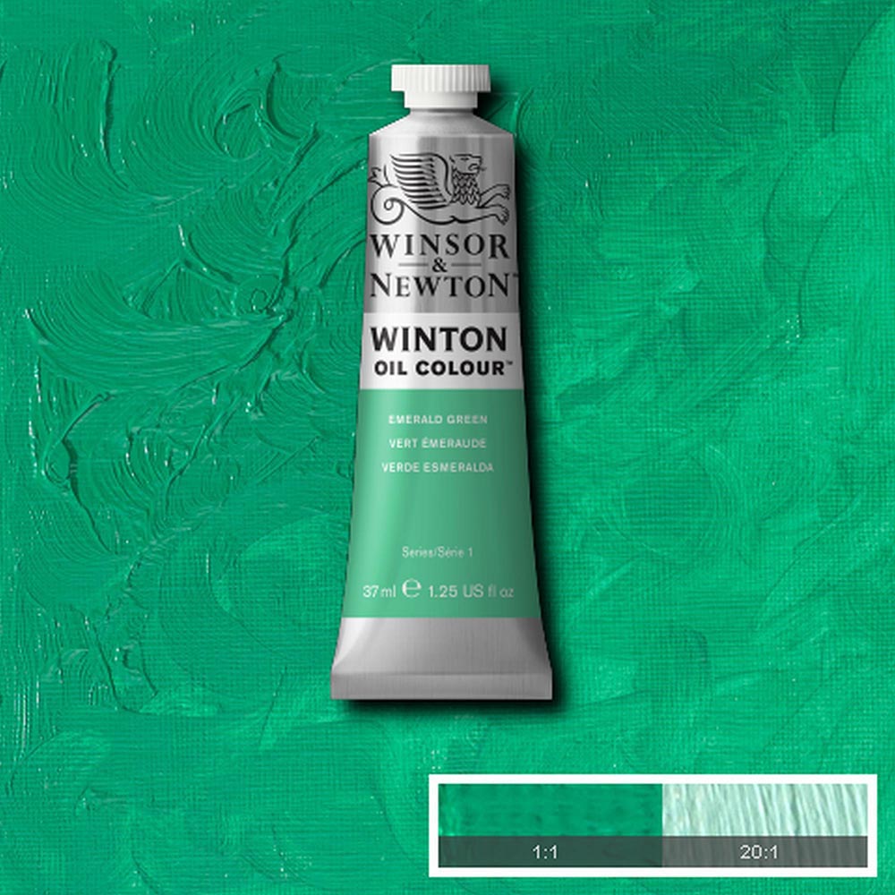 Winsor & Newton Winton Yağlı Boya 37ml Emerald Green 241
