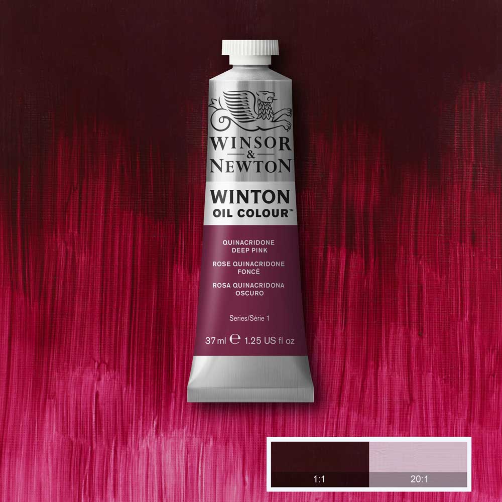 Winsor & Newton Winton Yağlı Boya 37ml Quinacridone Deep Pink 250