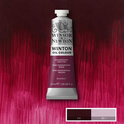 Winsor & Newton Winton Yağlı Boya 37ml Quinacridone Deep Pink 250