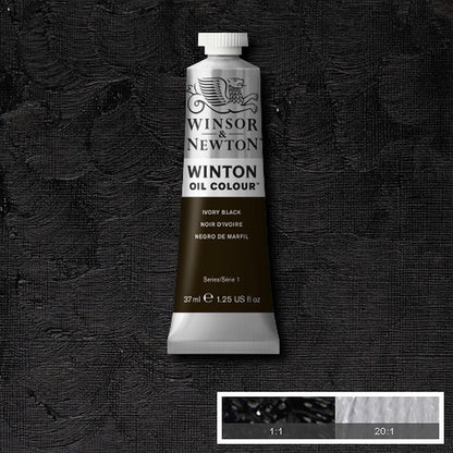 Winsor & Newton Winton Yağlı Boya 37ml Ivory Black 331
