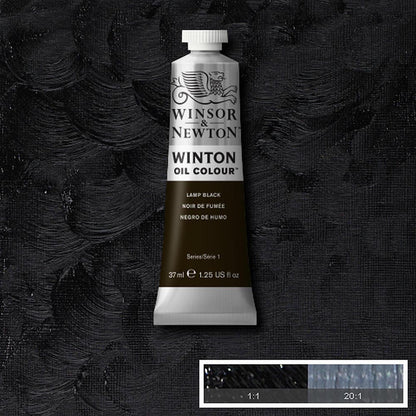 Winsor & Newton Winton Yağlı Boya 37ml Lamp Black 337