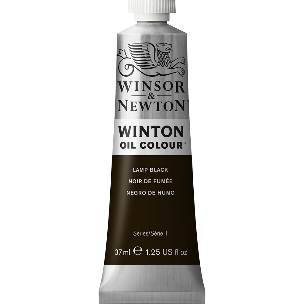 Winsor & Newton Winton Yağlı Boya 37ml Lamp Black 337