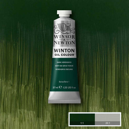 Winsor & Newton Winton Yağlı Boya 37ml Dark Verdigris 405