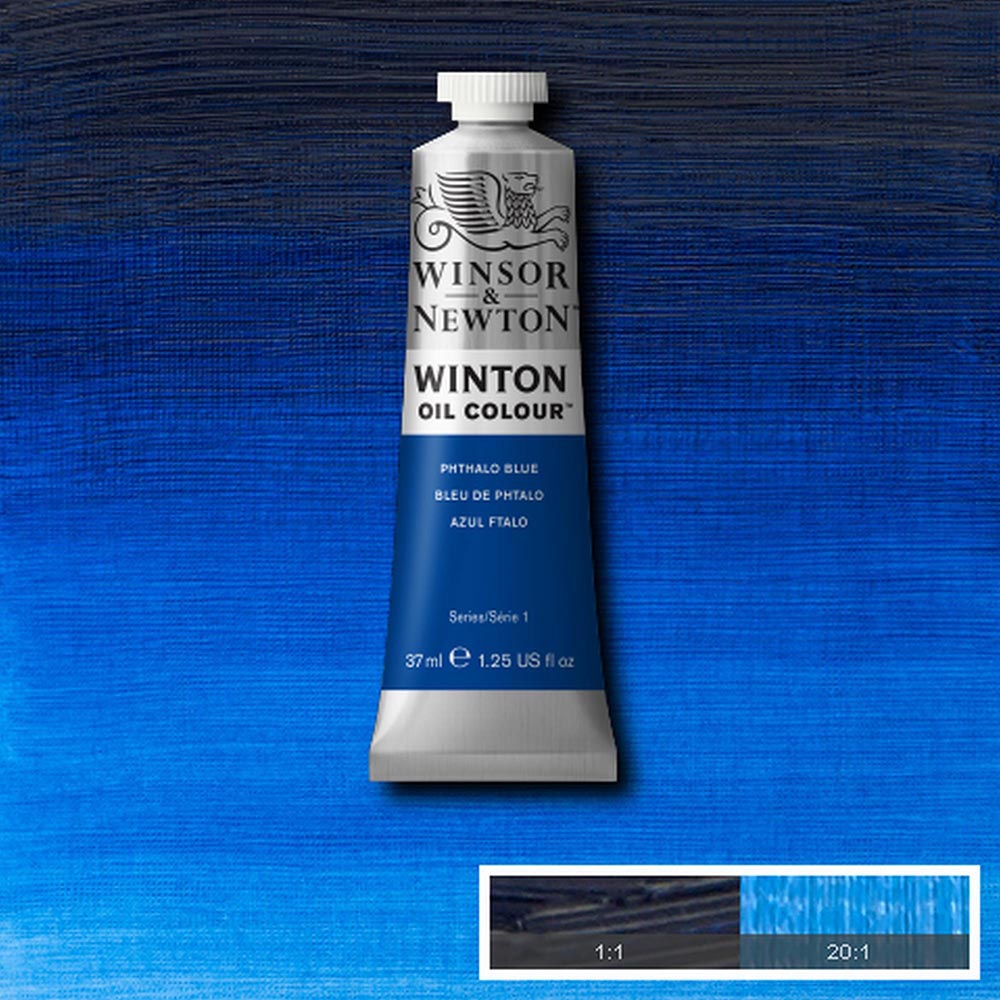 Winsor & Newton Winton Yağlı Boya 37ml Phthalo Blue 516