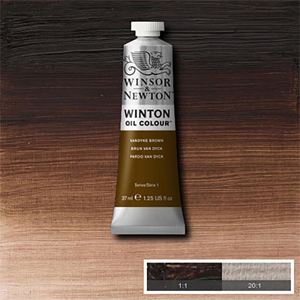 Winsor & Newton Winton Yağlı Boya 37ml Vandyke Brown 676