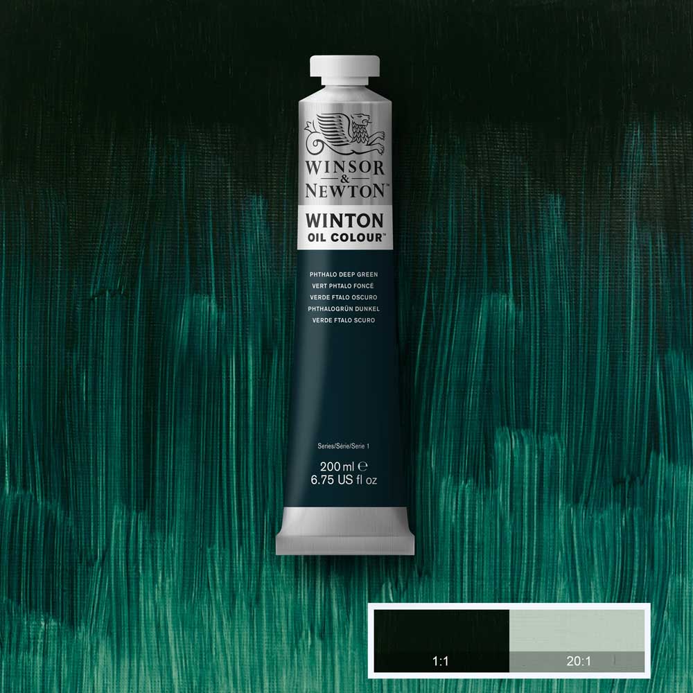 Winsor & Newton Winton Yağlı Boya 200ml Phthalo Deep Green 048