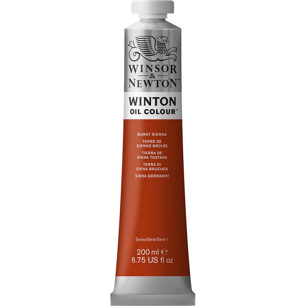 Winsor & Newton Winton Yağlı Boya 200ml Burnt Sienna 074