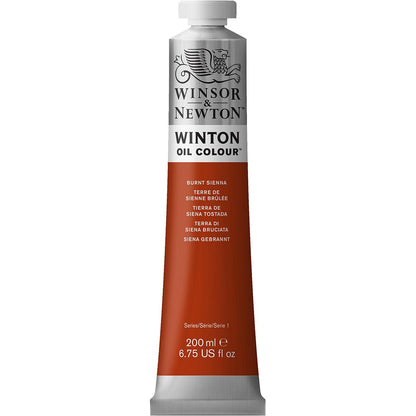 Winsor & Newton Winton Yağlı Boya 200ml Burnt Sienna 074