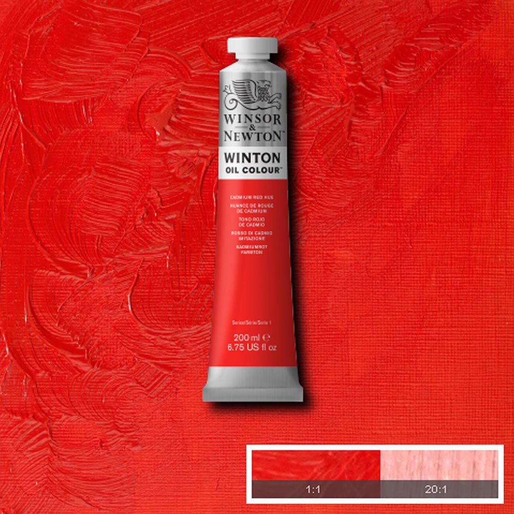 Winsor & Newton Winton Yağlı Boya 200ml Cadmium Red Hue 095