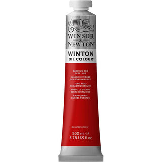Winsor & Newton Winton Yağlı Boya 200ml Cadmium Red Deep Hue 098