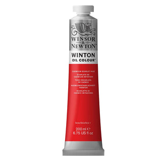 Winsor & Newton Winton Yağlı Boya 200ml Cadmium Scarlet Hue 107
