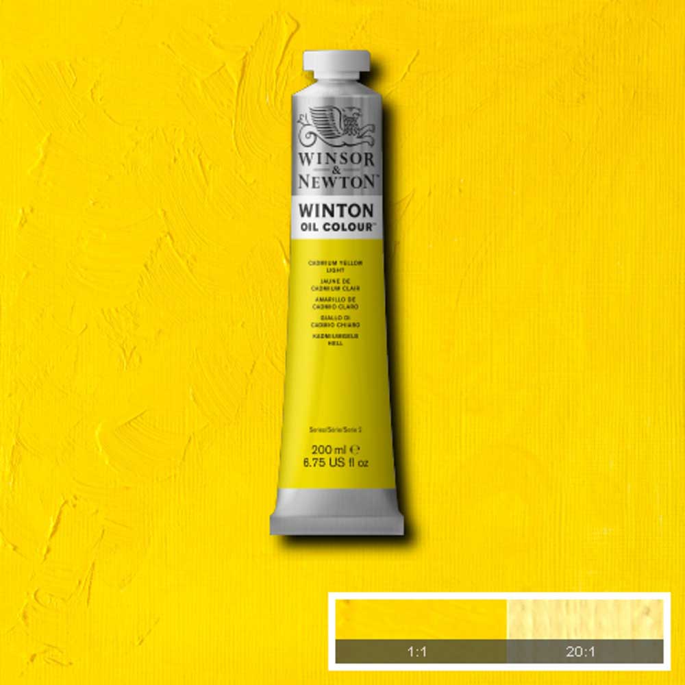 Winsor & Newton Winton Yağlı Boya 200ml Cadmium Yellow Light 113