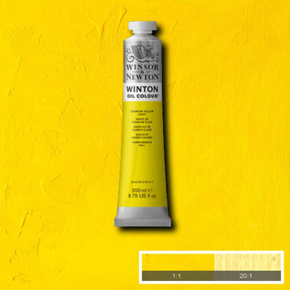 Winsor & Newton Winton Yağlı Boya 200ml Cadmium Yellow Light 113