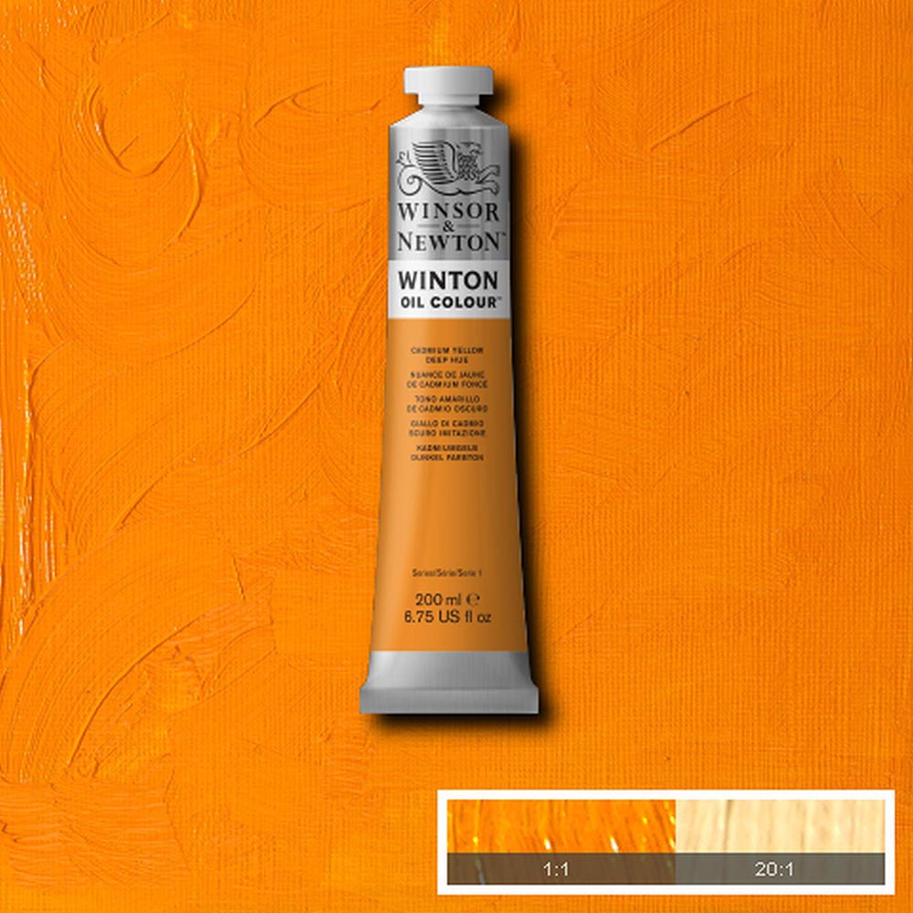 Winsor & Newton Winton Yağlı Boya 200ml Cadmium Yellow Deep Hue 115