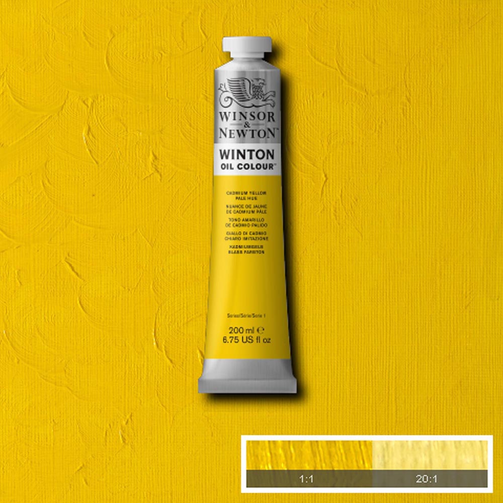 Winsor & Newton Winton Yağlı Boya 200ml Cadmium Yellow Pale Hue 119