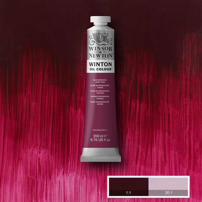 Winsor & Newton Winton Yağlı Boya 200ml Quinacridone Deep Pink 250