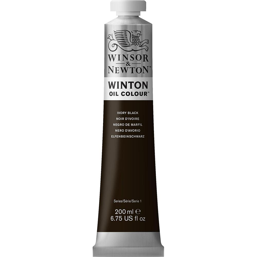 Winsor & Newton Winton Yağlı Boya 200ml Ivory Black 331