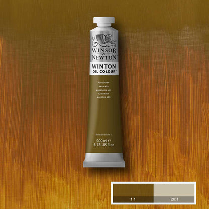 Winsor & Newton Winton Yağlı Boya 200ml Azo Brown 389