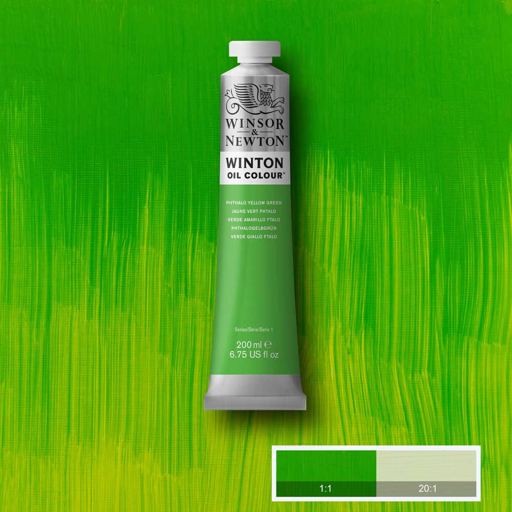Winsor & Newton Winton Yağlı Boya 200ml Phthalo Yellow Green 403