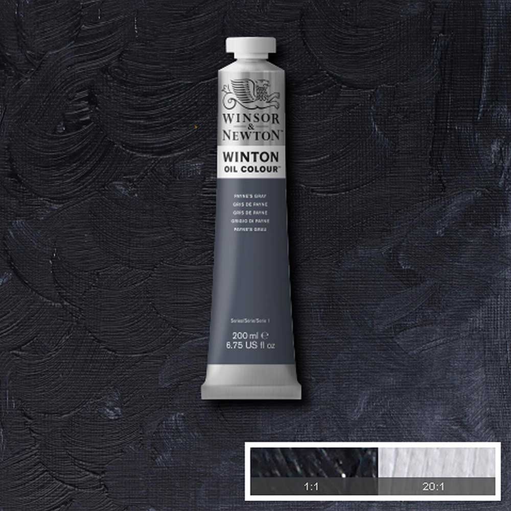 Winsor & Newton Winton Yağlı Boya 200ml Payne’s Gray 465