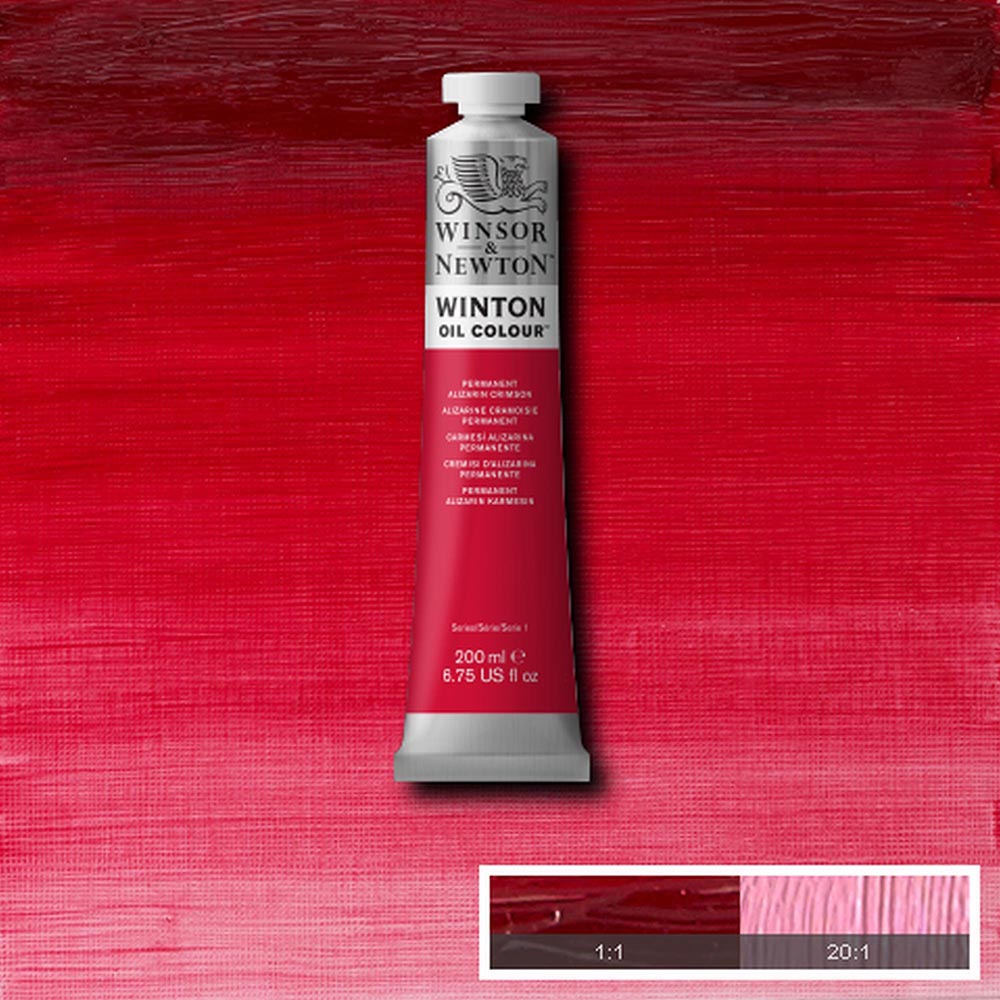 Winsor & Newton Winton Yağlı Boya 200ml Permanent Alizarin Crimson 468