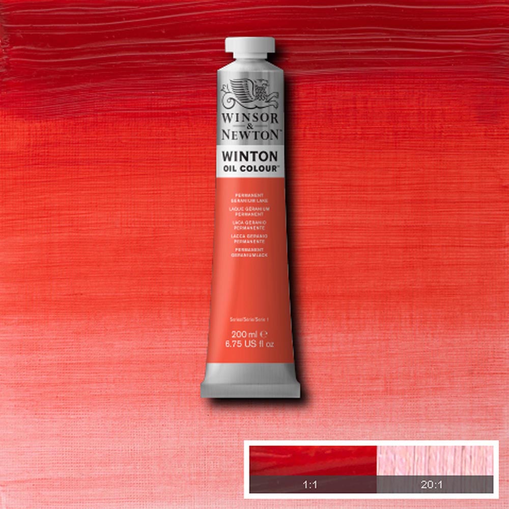 Winsor & Newton Winton Yağlı Boya 200ml Permanent Geranium Lake 480