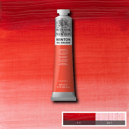 Winsor & Newton Winton Yağlı Boya 200ml Permanent Geranium Lake 480