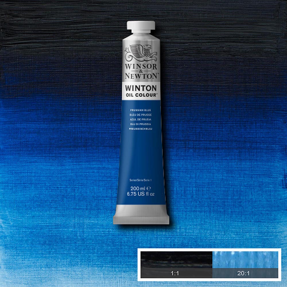 Winsor & Newton Winton Yağlı Boya 200ml Prussian Blue 538