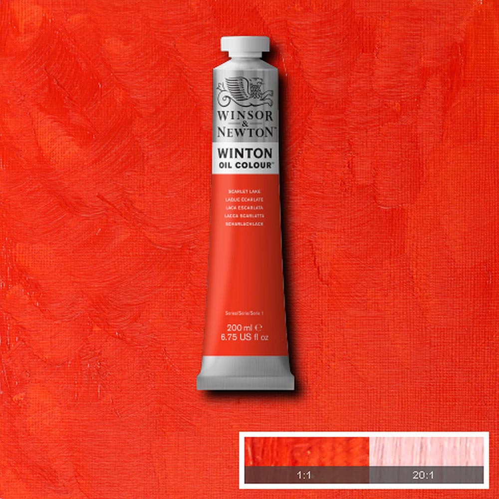 Winsor & Newton Winton Yağlı Boya 200ml Scarlet Lake 603