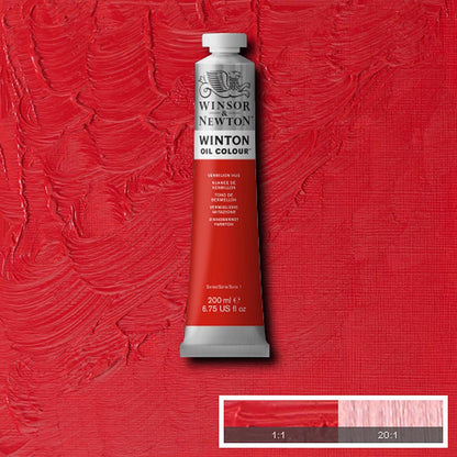 Winsor & Newton Winton Yağlı Boya 200ml Vermilion Hue 682
