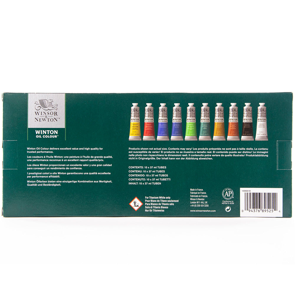 Winsor & Newton Winton Yağlı Boya Başlangıç Seti 10 x 37ml