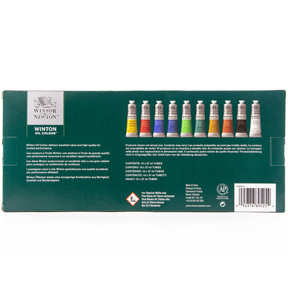 Winsor & Newton Winton Yağlı Boya Başlangıç Seti 10 x 37ml