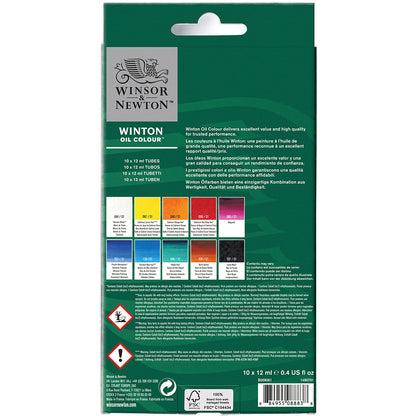 Winsor & Newton Winton Yağlı Boya Access Boya Seti 10x12ml Tüp