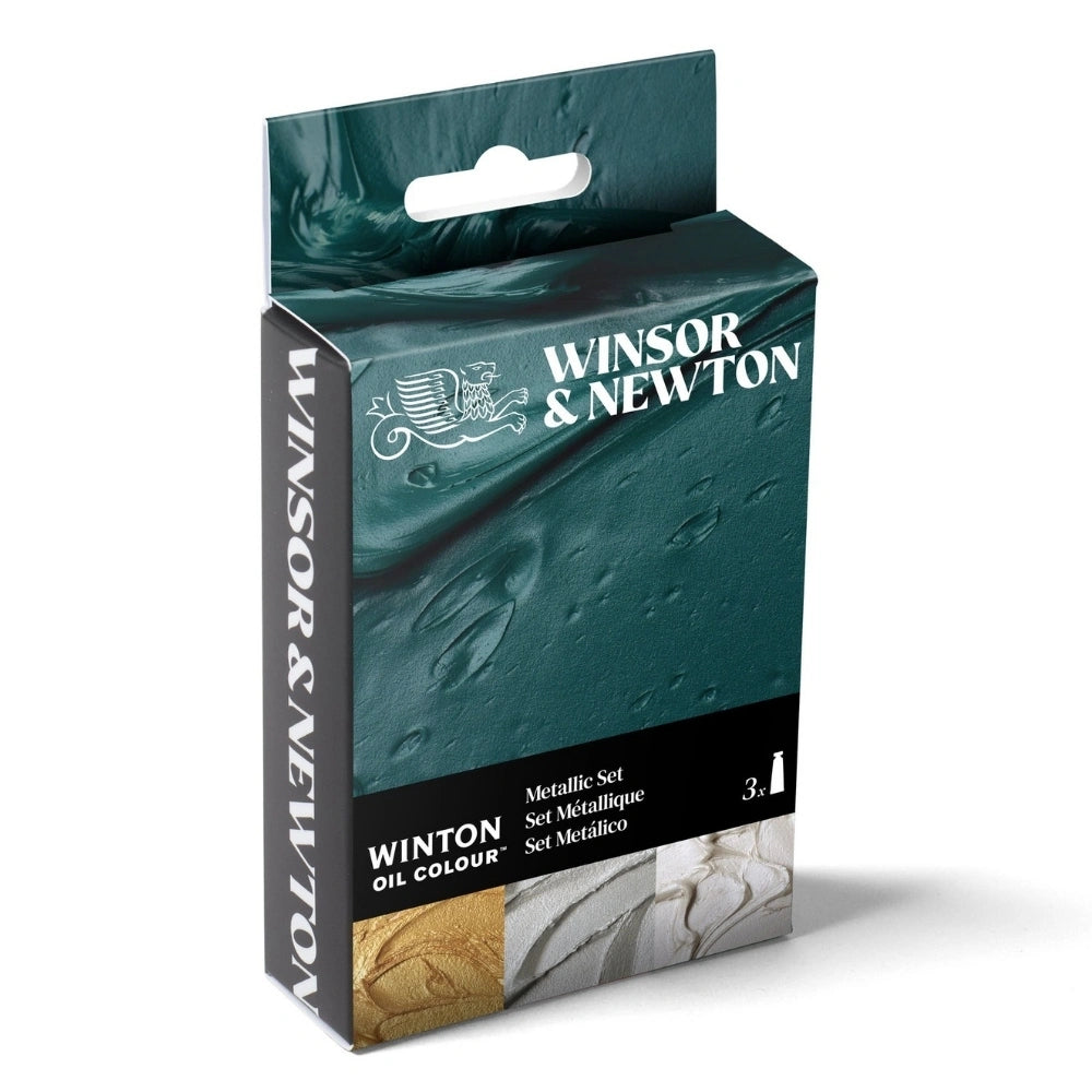 Winsor & Newton Winton Yağlı Boya Metallic Set 3x37ml Tüp