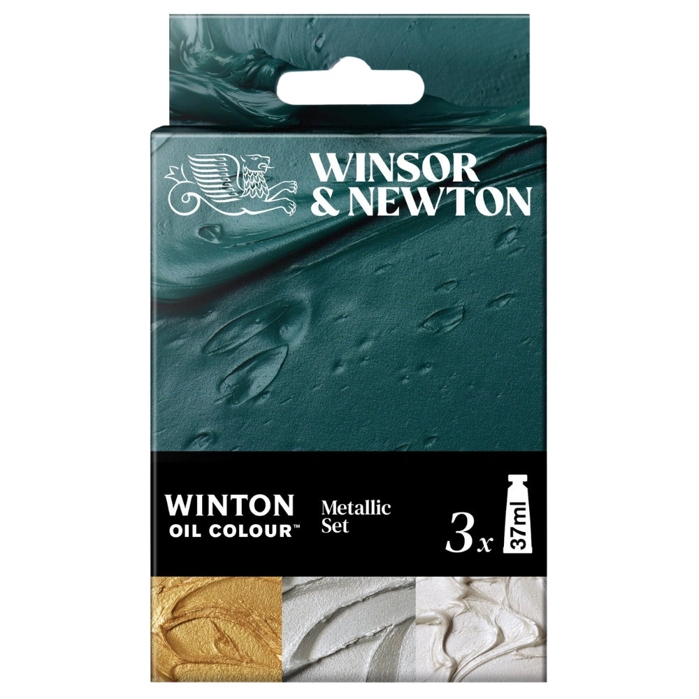 Winsor & Newton Winton Yağlı Boya Metallic Set 3x37ml Tüp
