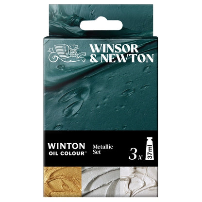 Winsor & Newton Winton Yağlı Boya Metallic Set 3x37ml Tüp