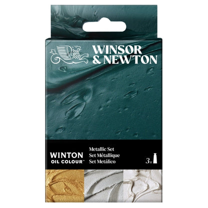 Winsor & Newton Winton Yağlı Boya Metallic Set 3x37ml Tüp